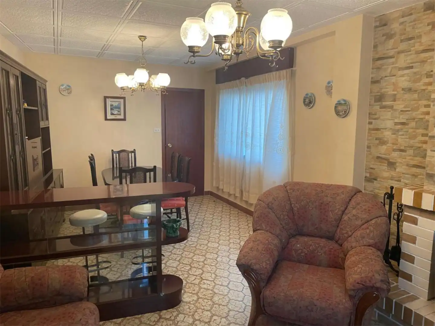 Esszimmer von Wohnung zum Verkauf in Ponteceso mit Terrasse, Möbliert und Balkon
