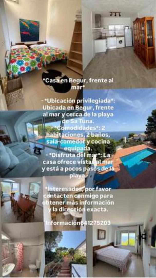 Apartament de lloguer en Begur amb Jardí privat, Terrassa i Piscina
