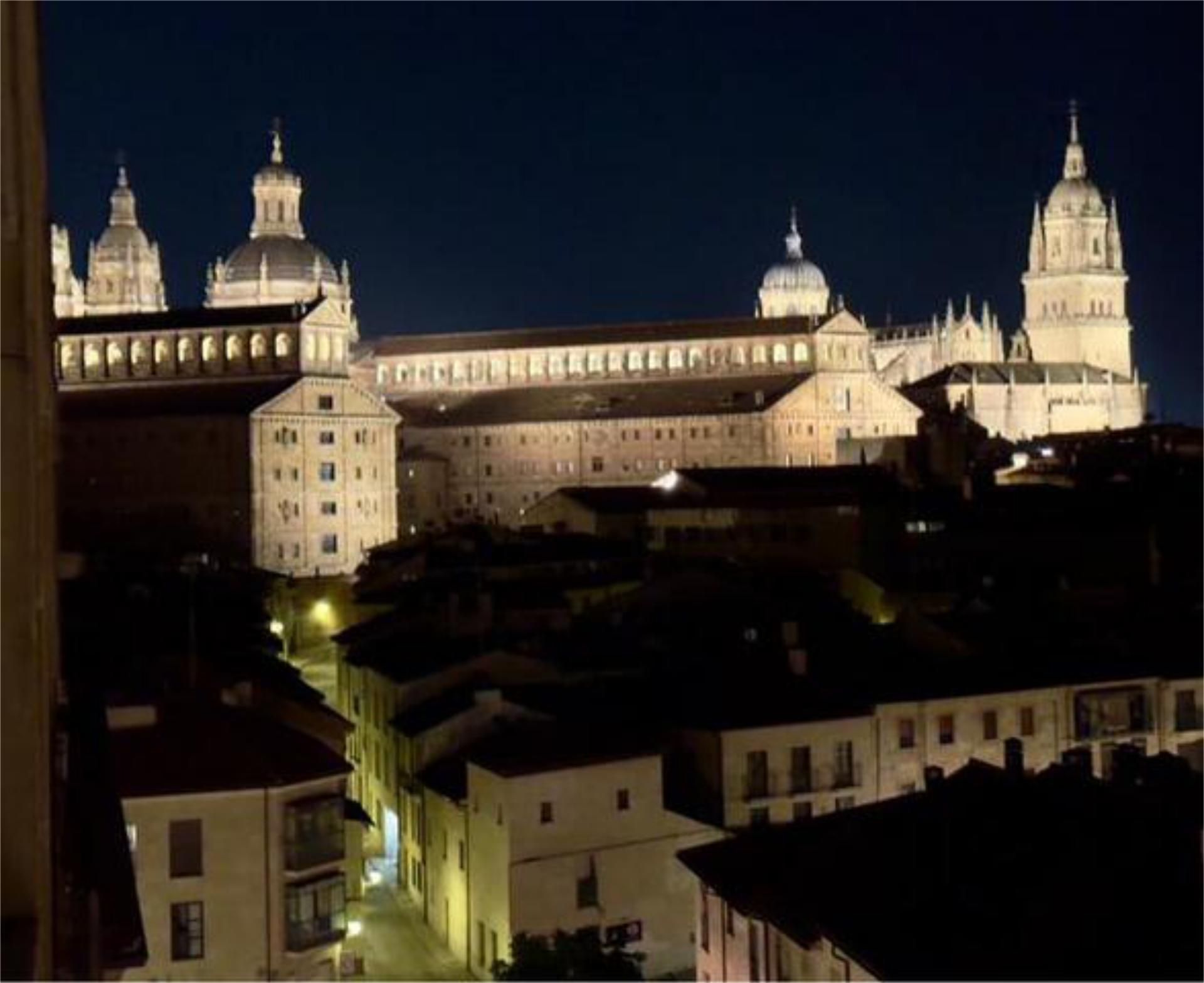 Exterior view of Flat to rent in Salamanca Capital  with Heating, Private garden and Terrace