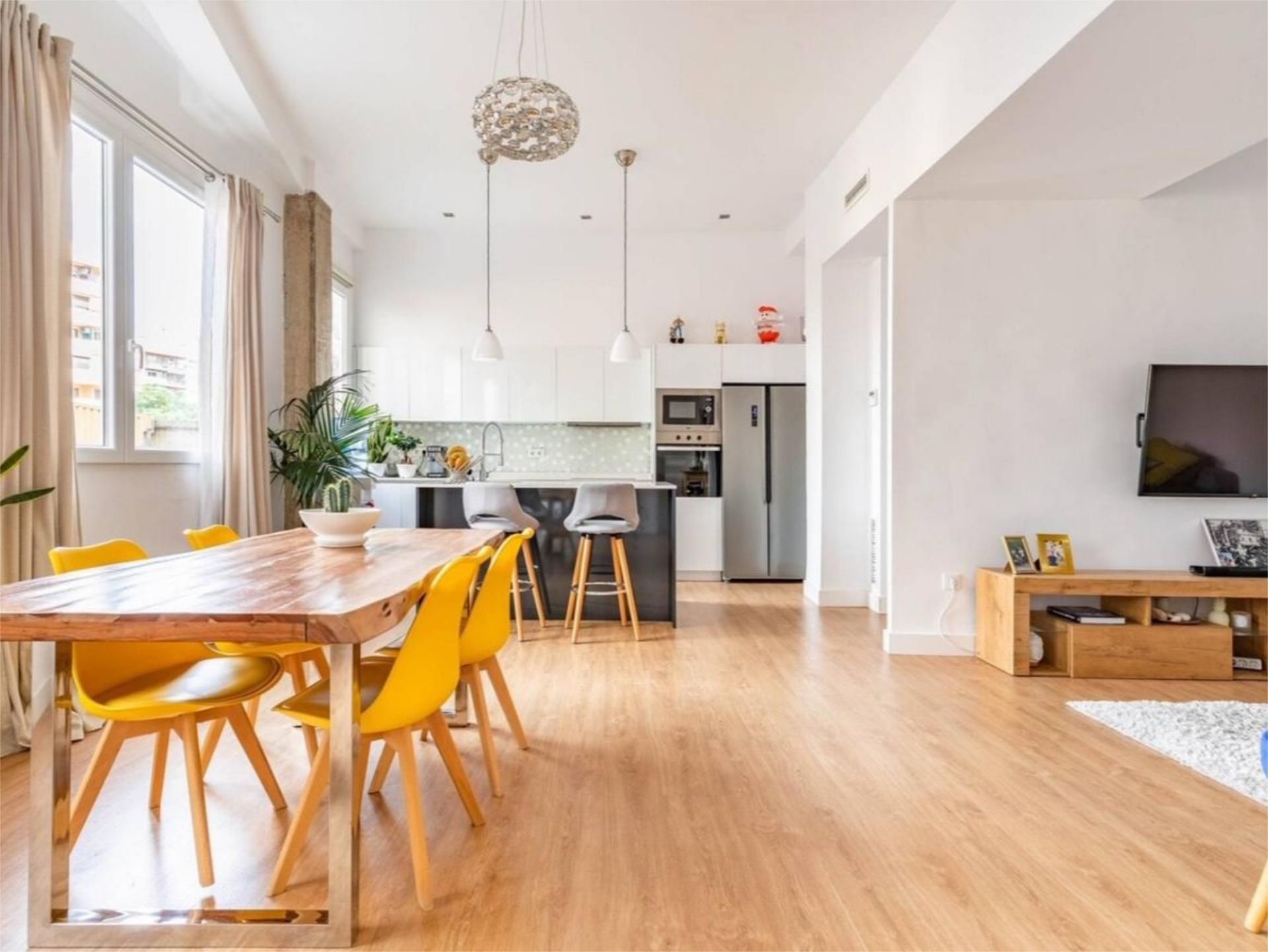 Kitchen of Flat to rent in  Valencia Capital  with Air Conditioner, Heating and Parquet flooring