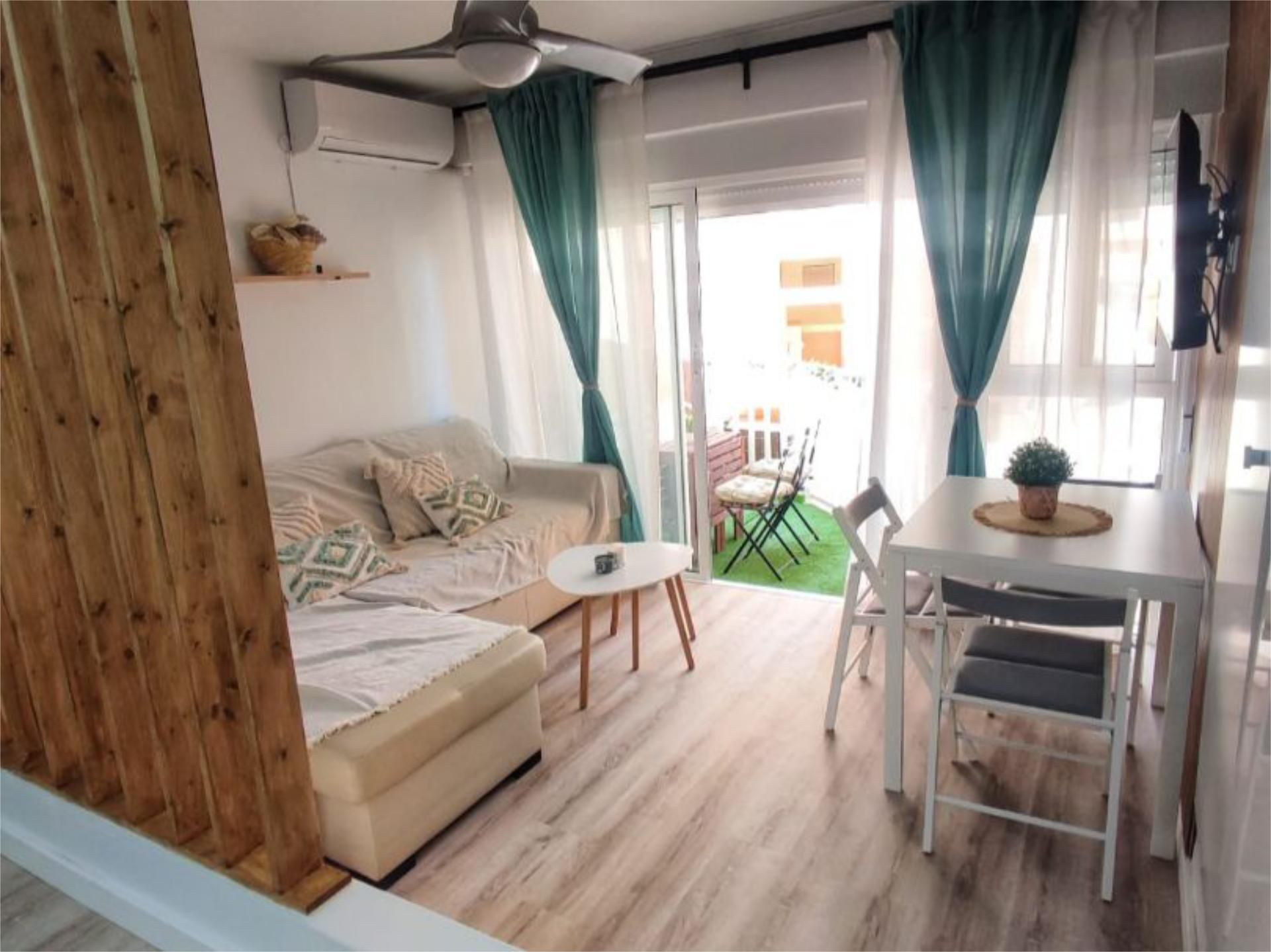 Living room of Apartment to rent in La Manga del Mar Menor  with Air Conditioner and Terrace