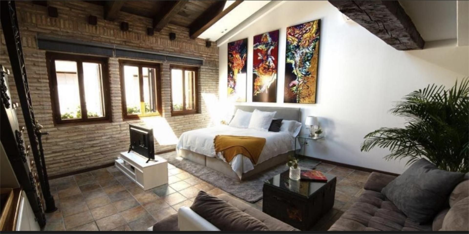 Sala d'estar de Finca rústica en venda en Laguardia amb Aire condicionat, Calefacció i Parquet