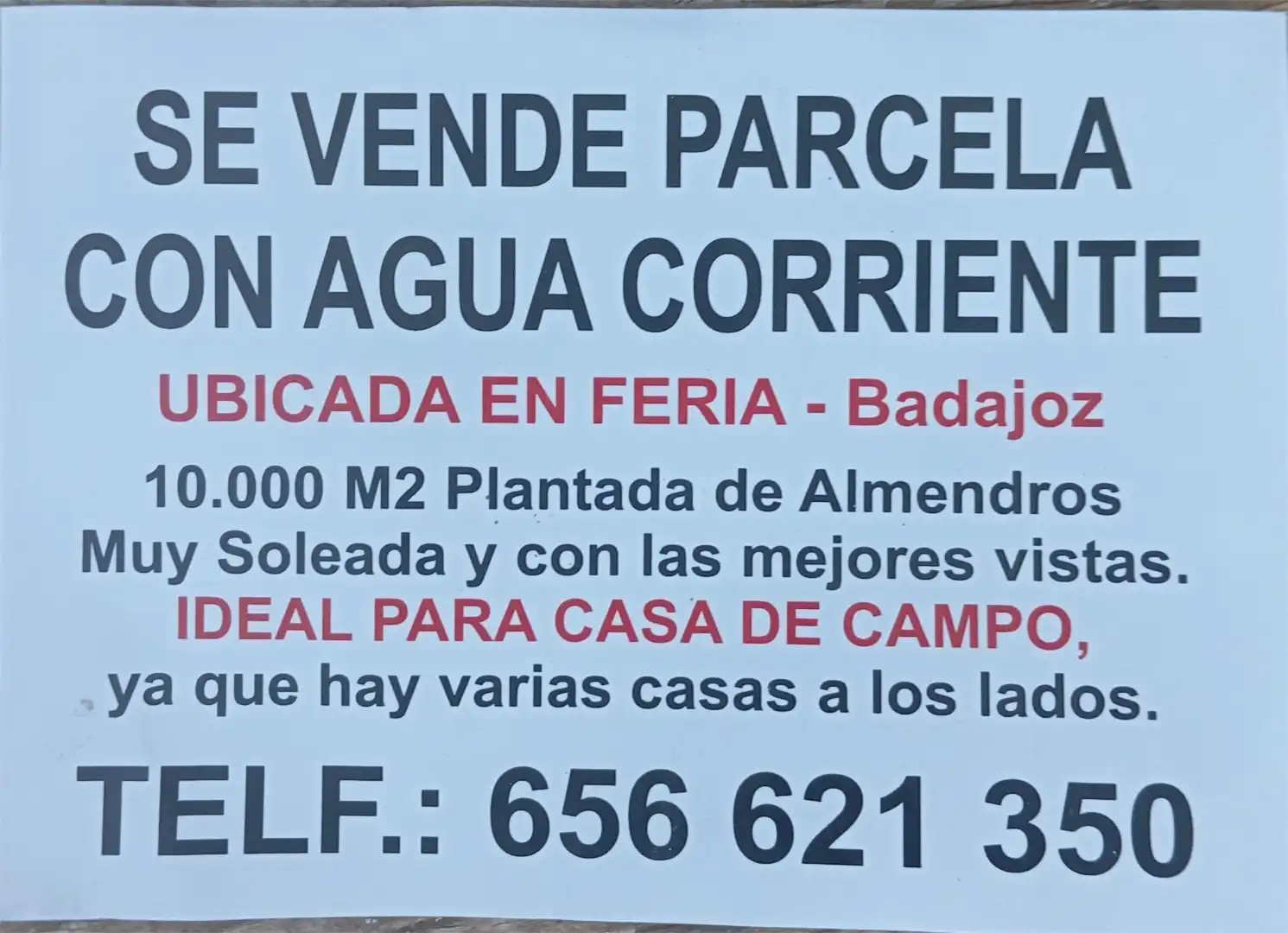 Terreno en venta en Feria