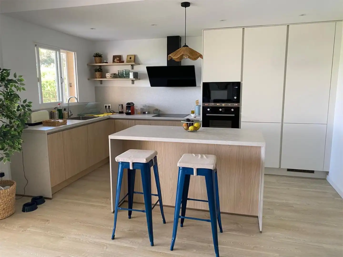 Flat for rent in Carrer el Castell d'en Catoi, 7, Sa Ràpita - Ses Covetes Kitchen of Flat for rent in Campos with Air Conditioner, Heating and Private garden