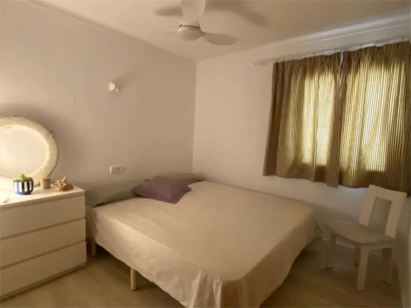 Flat for rent in Carrer el Castell d'en Catoi, 7, Sa Ràpita - Ses Covetes Bedroom of Flat for rent in Campos with Air Conditioner, Heating and Private garden