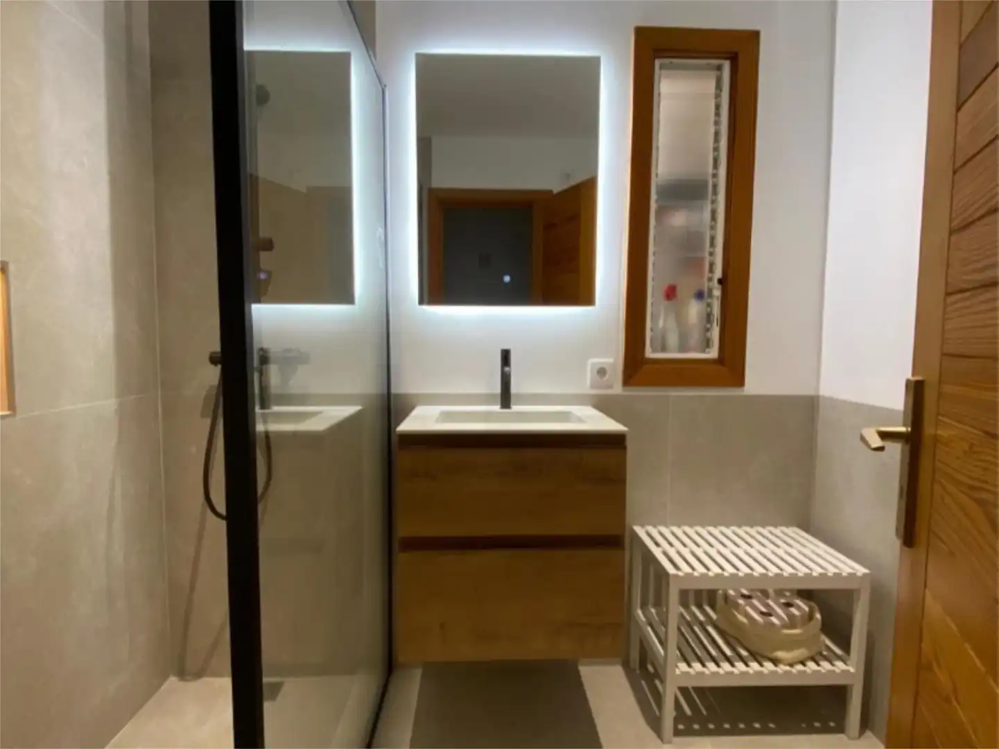 Flat for rent in Carrer el Castell d'en Catoi, 7, Sa Ràpita - Ses Covetes Bathroom of Flat for rent in Campos with Air Conditioner, Heating and Private garden