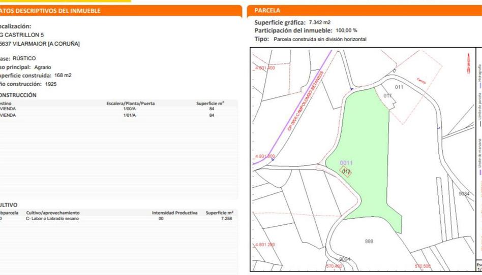 Casa o xalet en venda a Tres, 7, Vilarmaior, A Coruña - imatge 1 Foto 1 de Casa o xalet en venda a Tres, 7, Vilarmaior, A Coruña