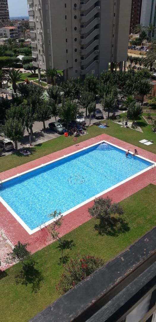 Piscina de Pis de lloguer en Finestrat amb Aire condicionat, Jardí privat i Piscina