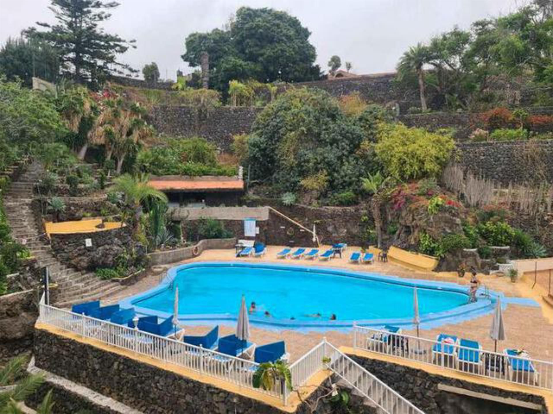 Piscina de Apartament de lloguer en Puerto de la Cruz amb Jardí privat, Terrassa i Piscina
