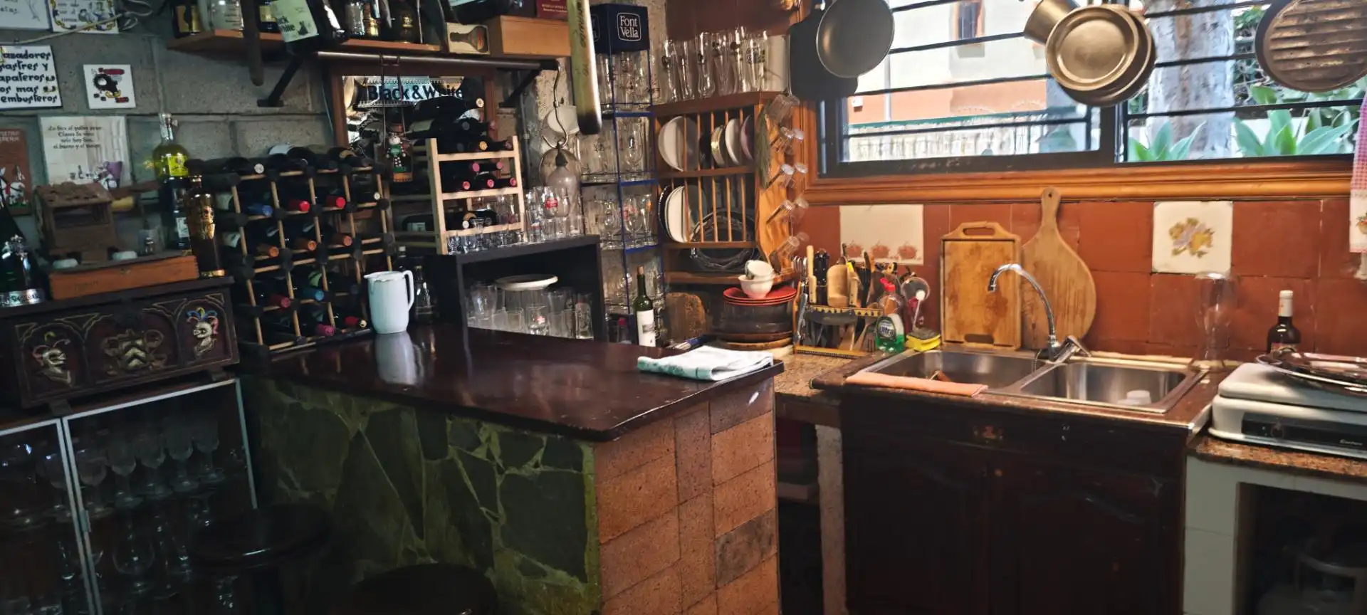 Kitchen of Flat for share in Santa Cruz de Tenerife  with Private garden, Terrace and Storage room