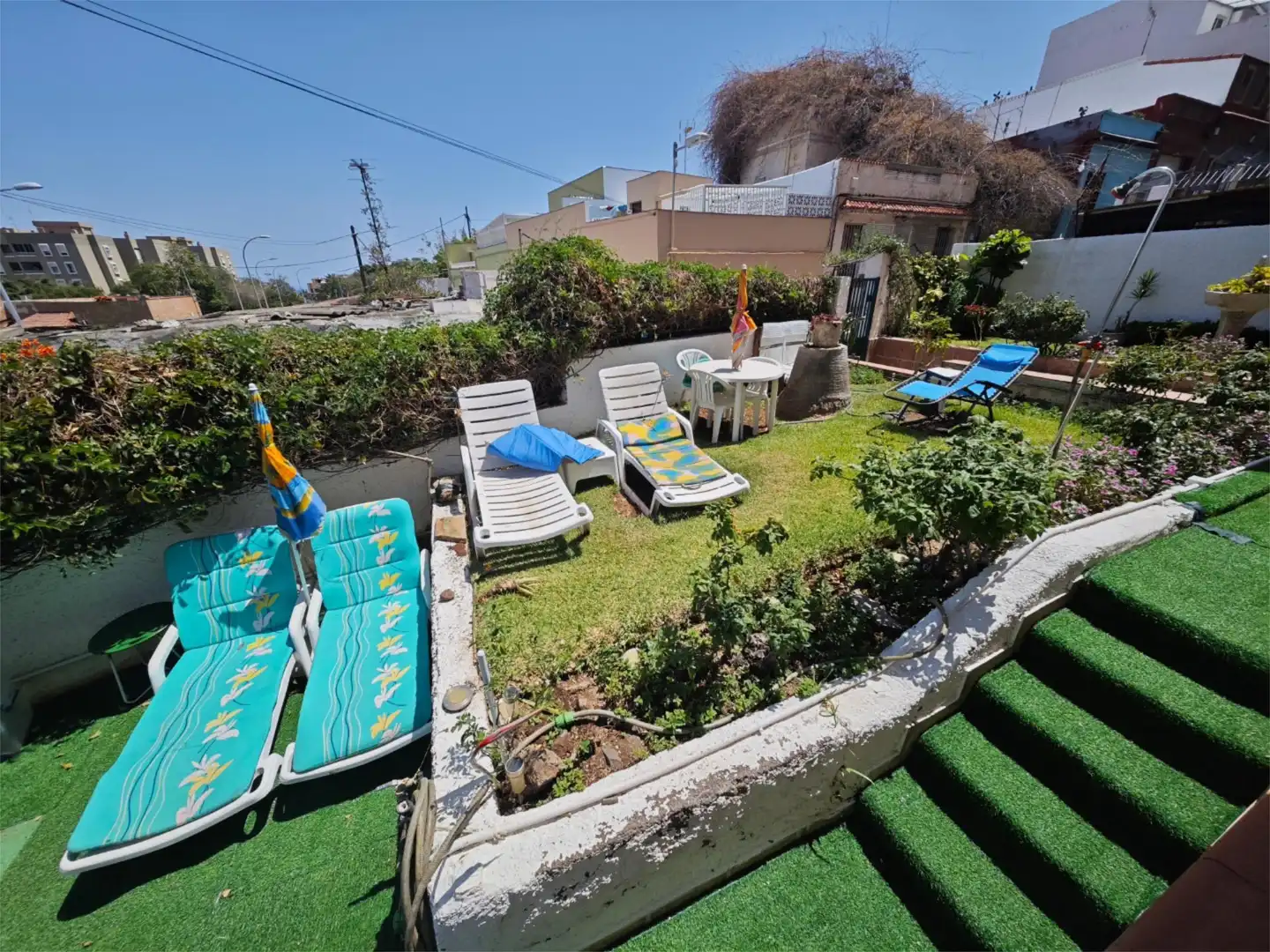Terrace of Flat for share in Santa Cruz de Tenerife  with Private garden, Terrace and Storage room