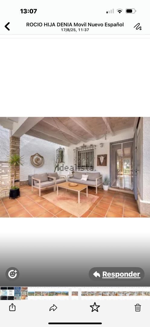 Terrace of Flat for sale in Dénia  with Terrace and Furnished