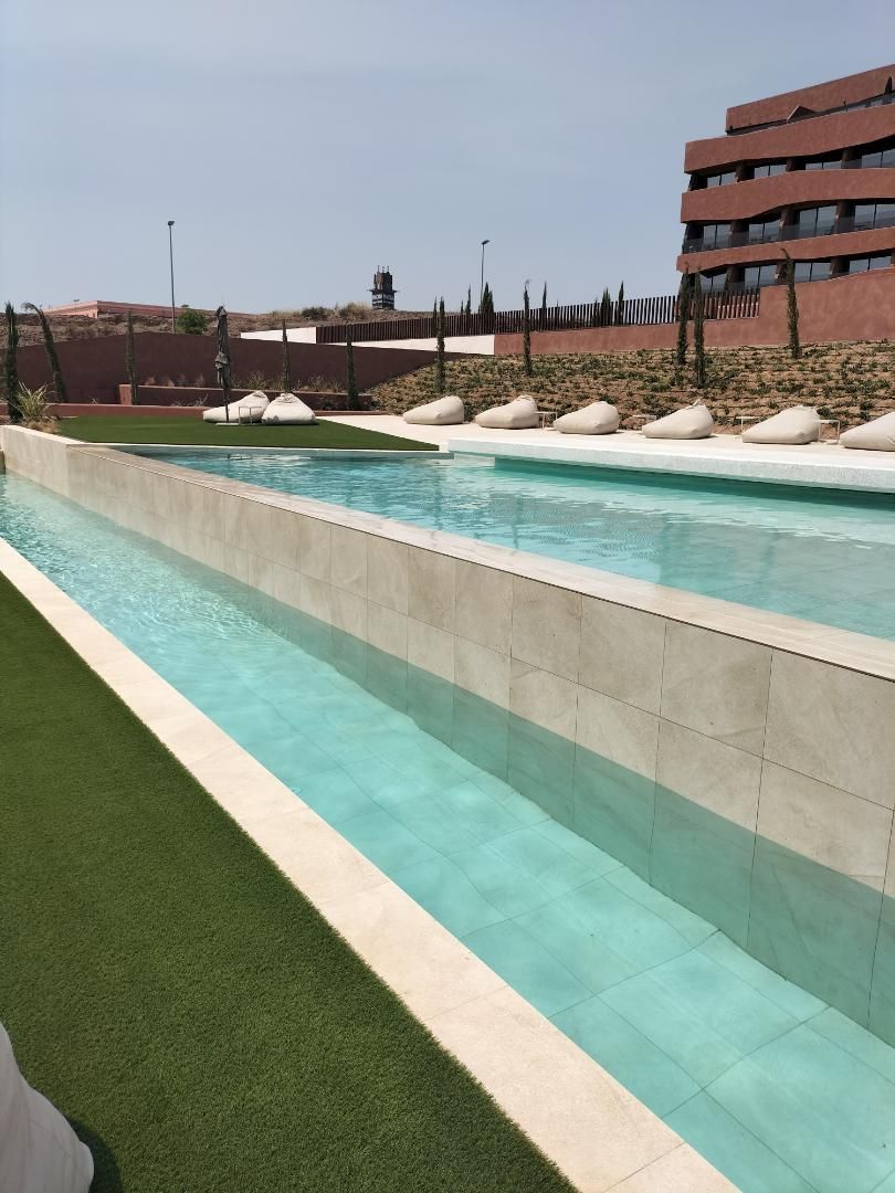 Swimming pool of Study to rent in  Murcia Capital  with Air Conditioner, Heating and Furnished