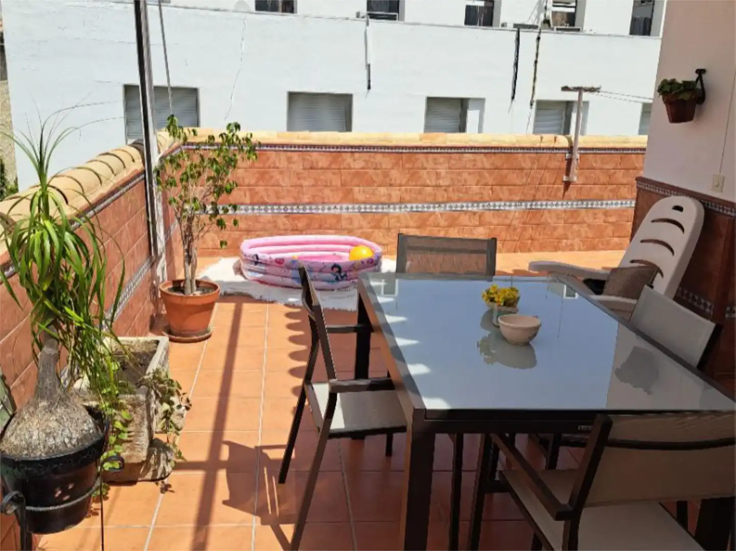 Flat for sale in Plaza el Polvorón, 1, Morón de la Frontera Terrace of Flat for sale in Morón de la Frontera with Air Conditioner and Terrace