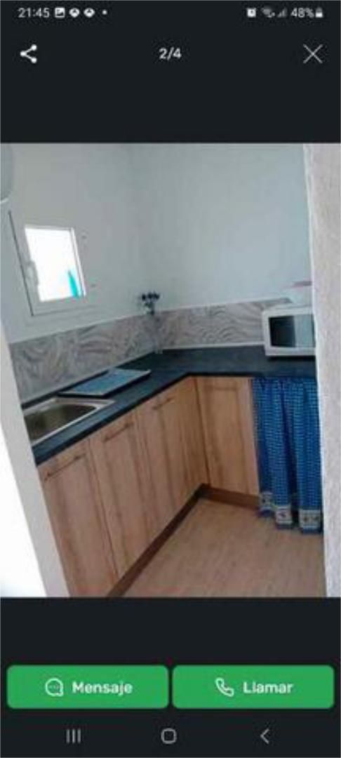 Cuina de Estudi de lloguer en Umbrete amb Terrassa i Moblat