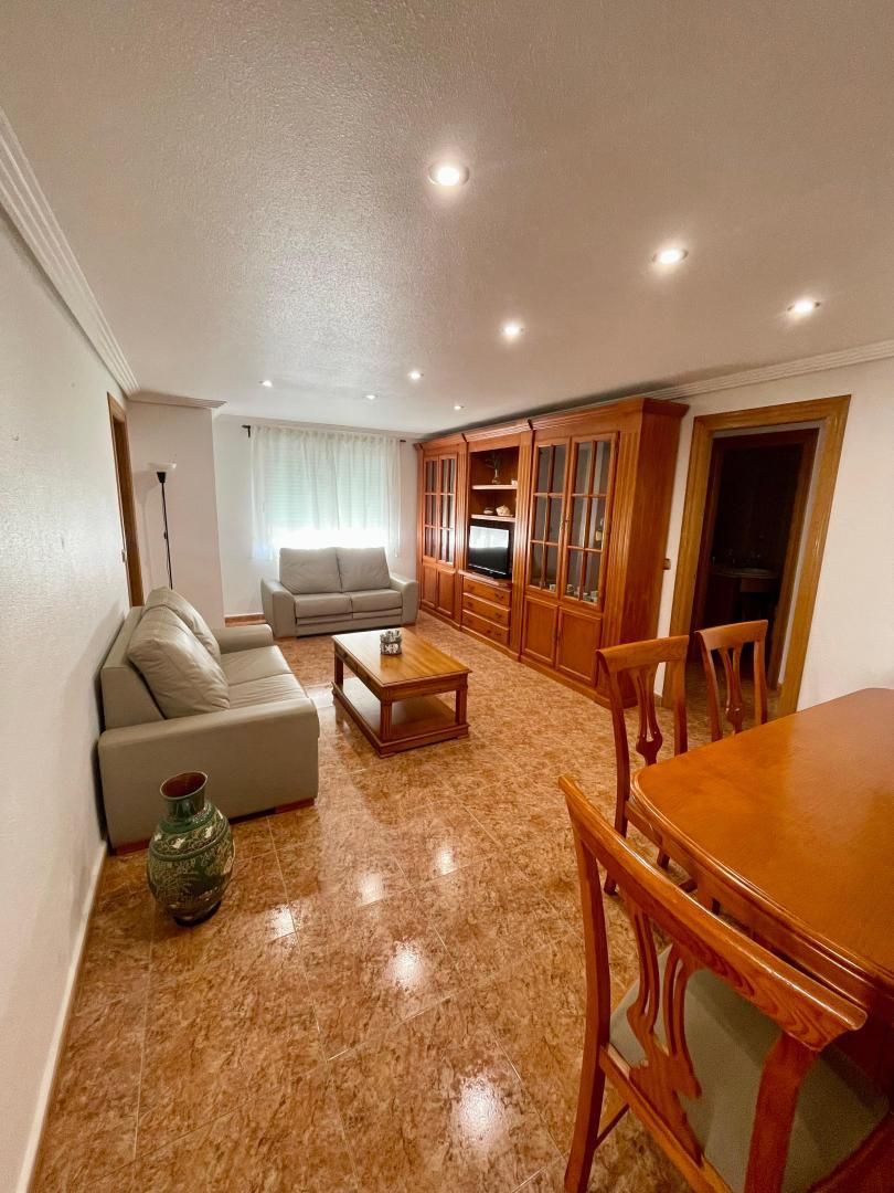 Living room of Flat to rent in San Javier  with Air Conditioner, Parquet flooring and Furnished