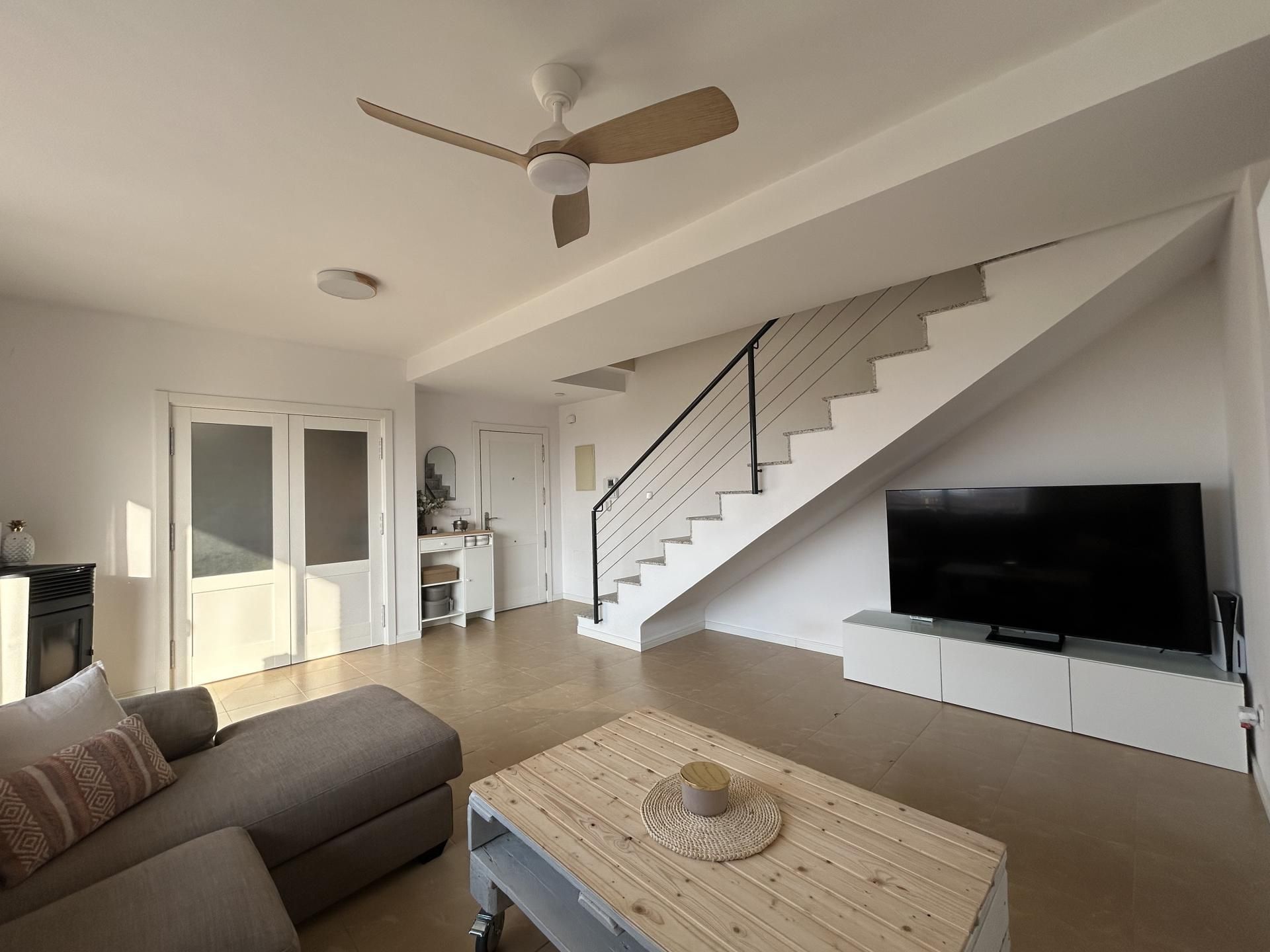 Sala d'estar de Àtic en venda en  Murcia Capital amb Aire condicionat, Calefacció i Terrassa
