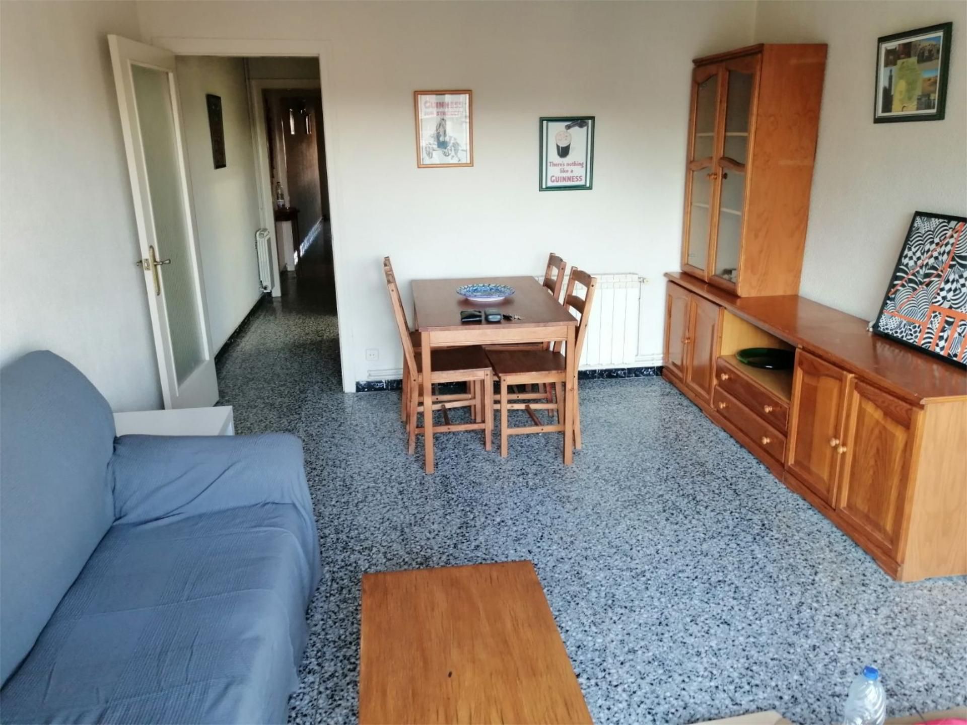 Sala d'estar de Pis de lloguer en Manresa amb Calefacció, Moblat i Balcó