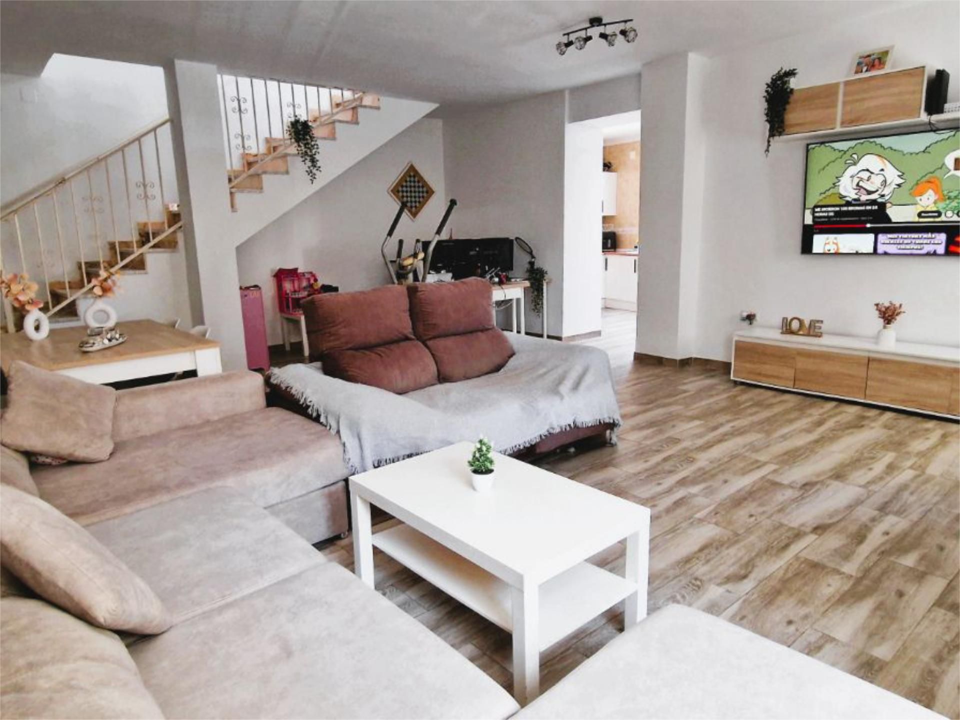 Living room of Flat for sale in Málaga Capital  with Air Conditioner, Terrace and Balcony