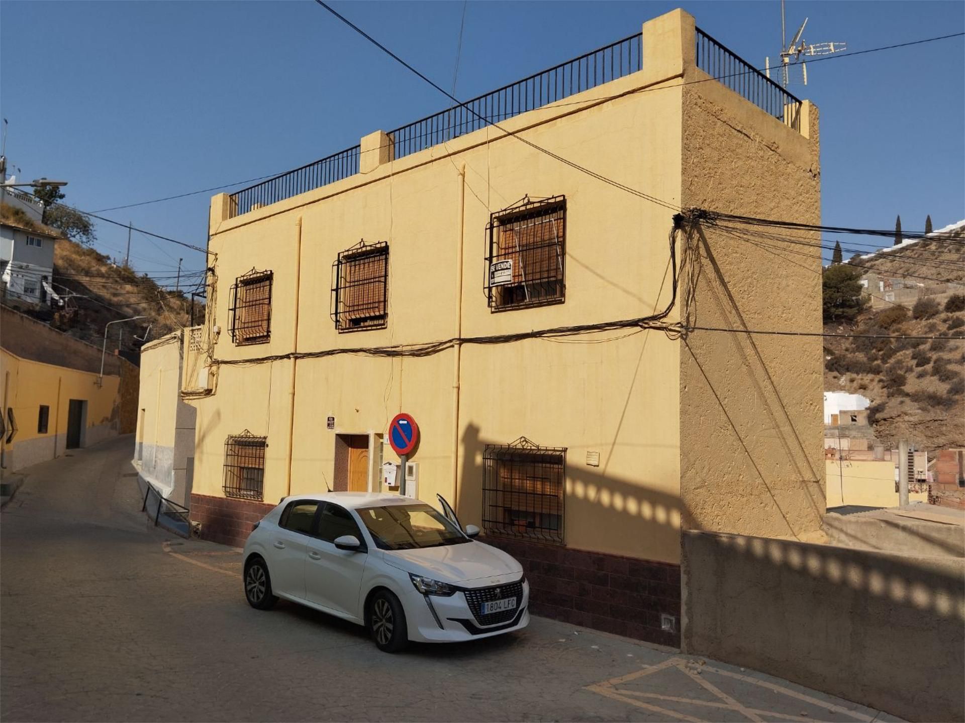 Exterior view of Single-family semi-detached for sale in Gádor  with Terrace