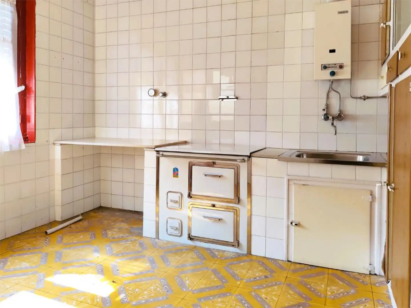Kitchen of Flat for sale in Laviana  with Heating, Private garden and Parquet flooring