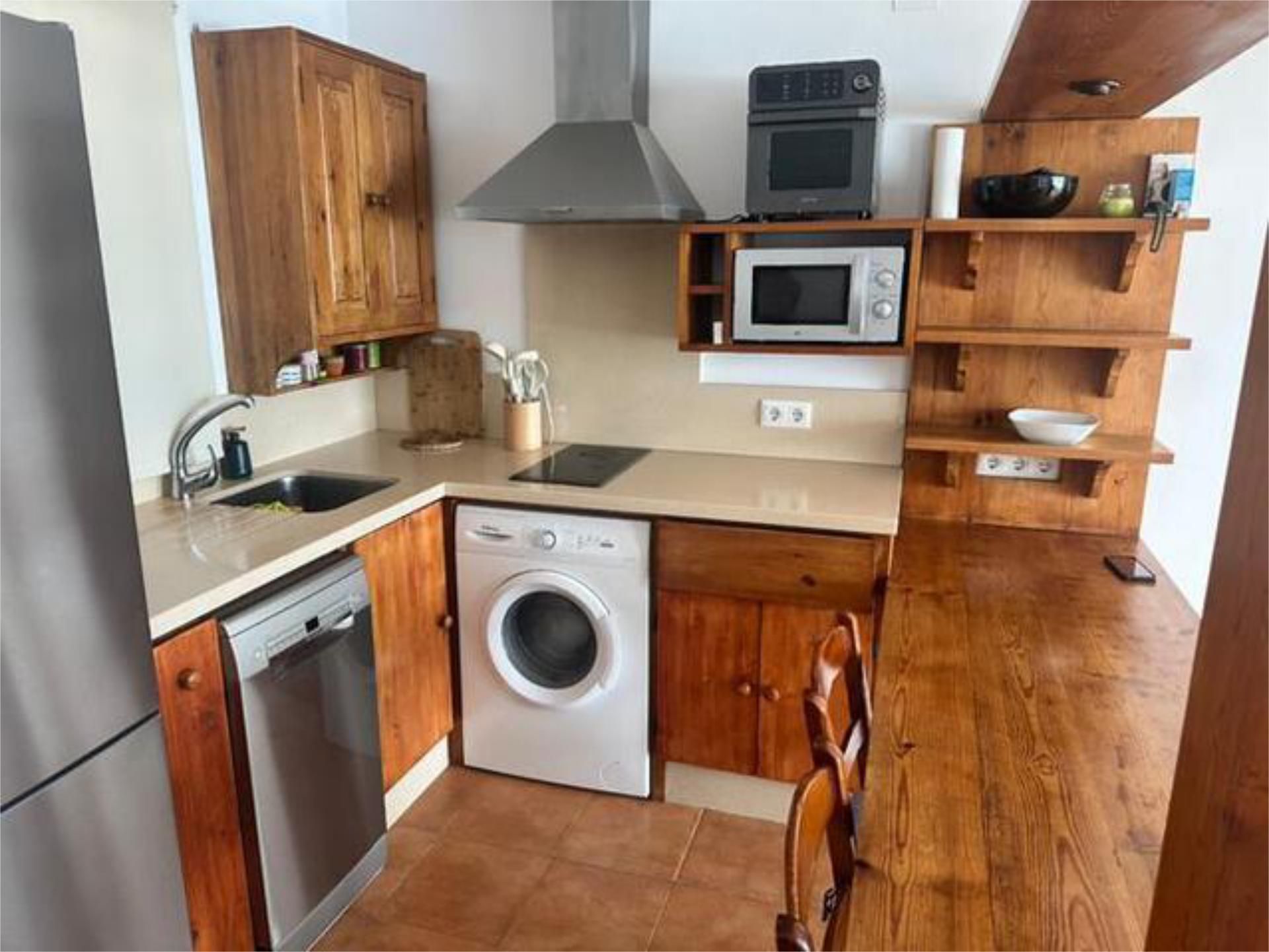 Kitchen of Flat to rent in Barbate  with Private garden, Terrace and Swimming Pool