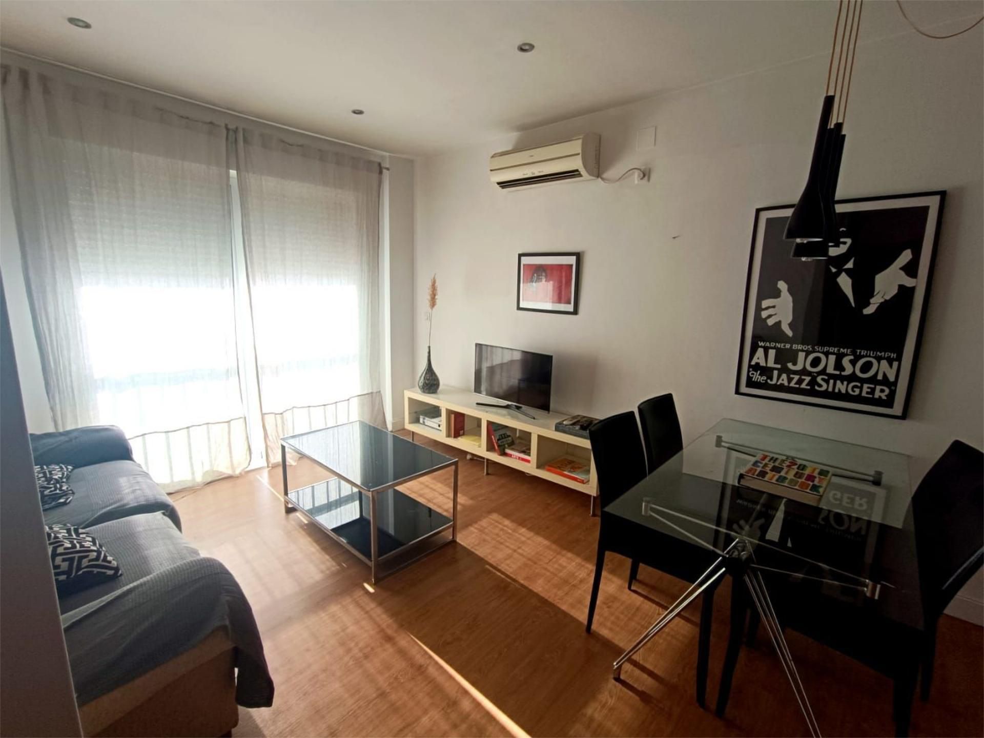Sala d'estar de Pis en venda en  Sevilla Capital amb Aire condicionat, Parquet i Balcó