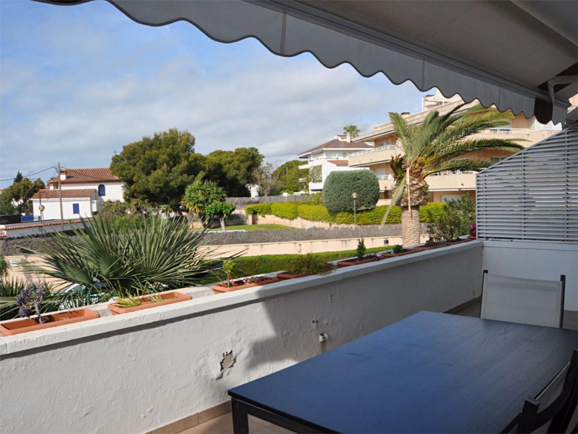 Garden of Flat to rent in Sitges  with Air Conditioner, Heating and Private garden