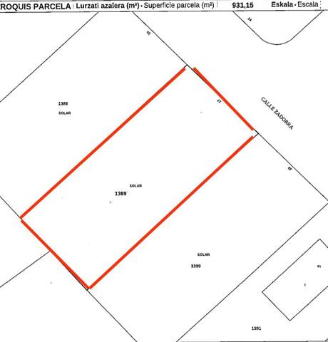 Terreno en Venta en Kalea Zadorra, 17 en Zambrana