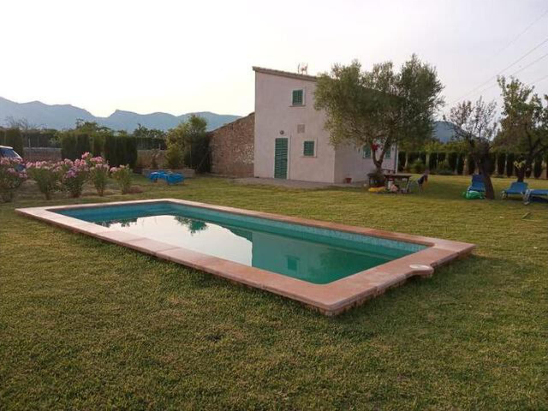 Swimming pool of House or chalet to rent in Pollença  with Heating, Private garden and Swimming Pool