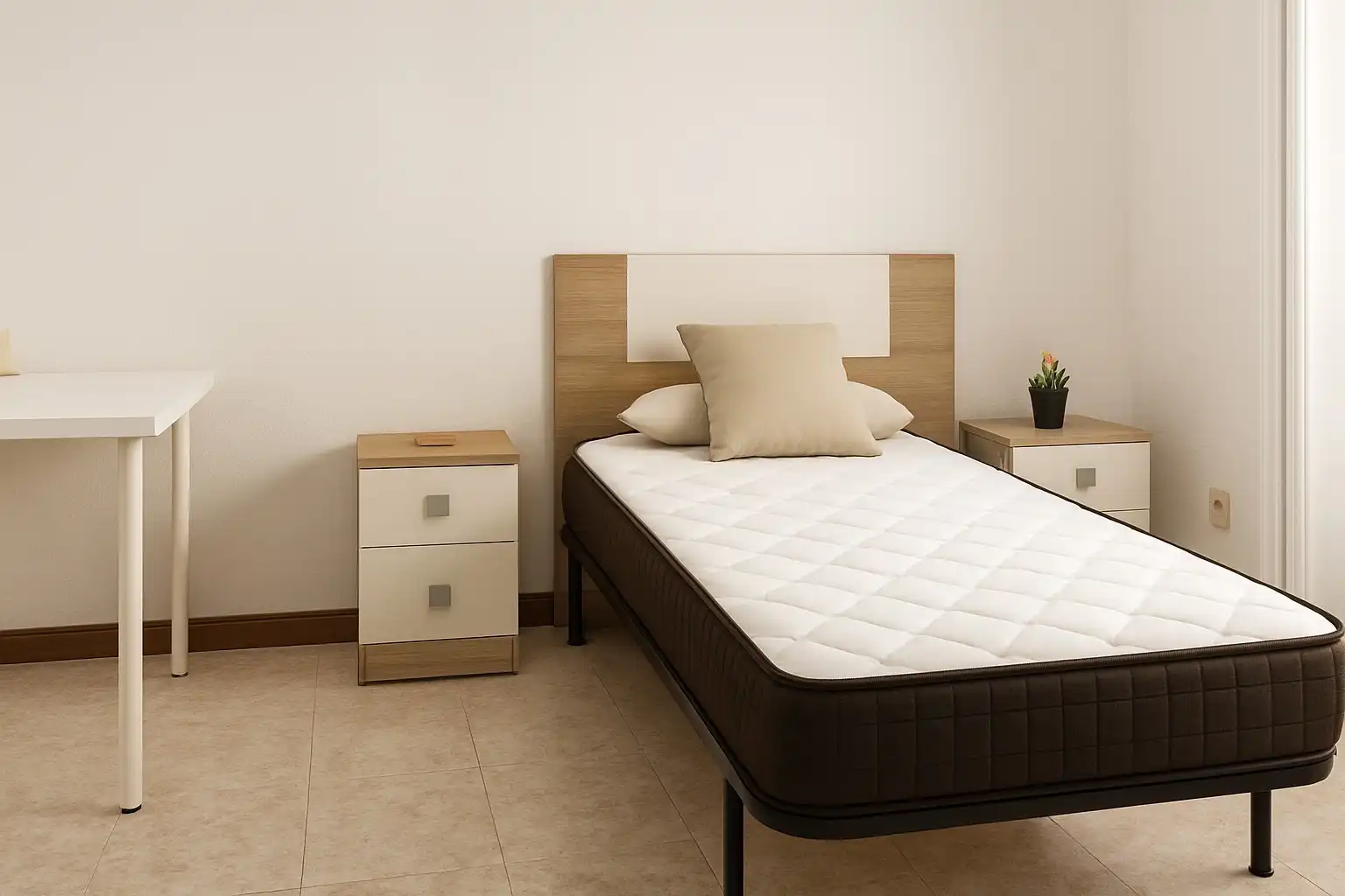 Schlafzimmer von Wohnung zur untervermieten in Parla mit Heizung, Privatgarten und Möbliert