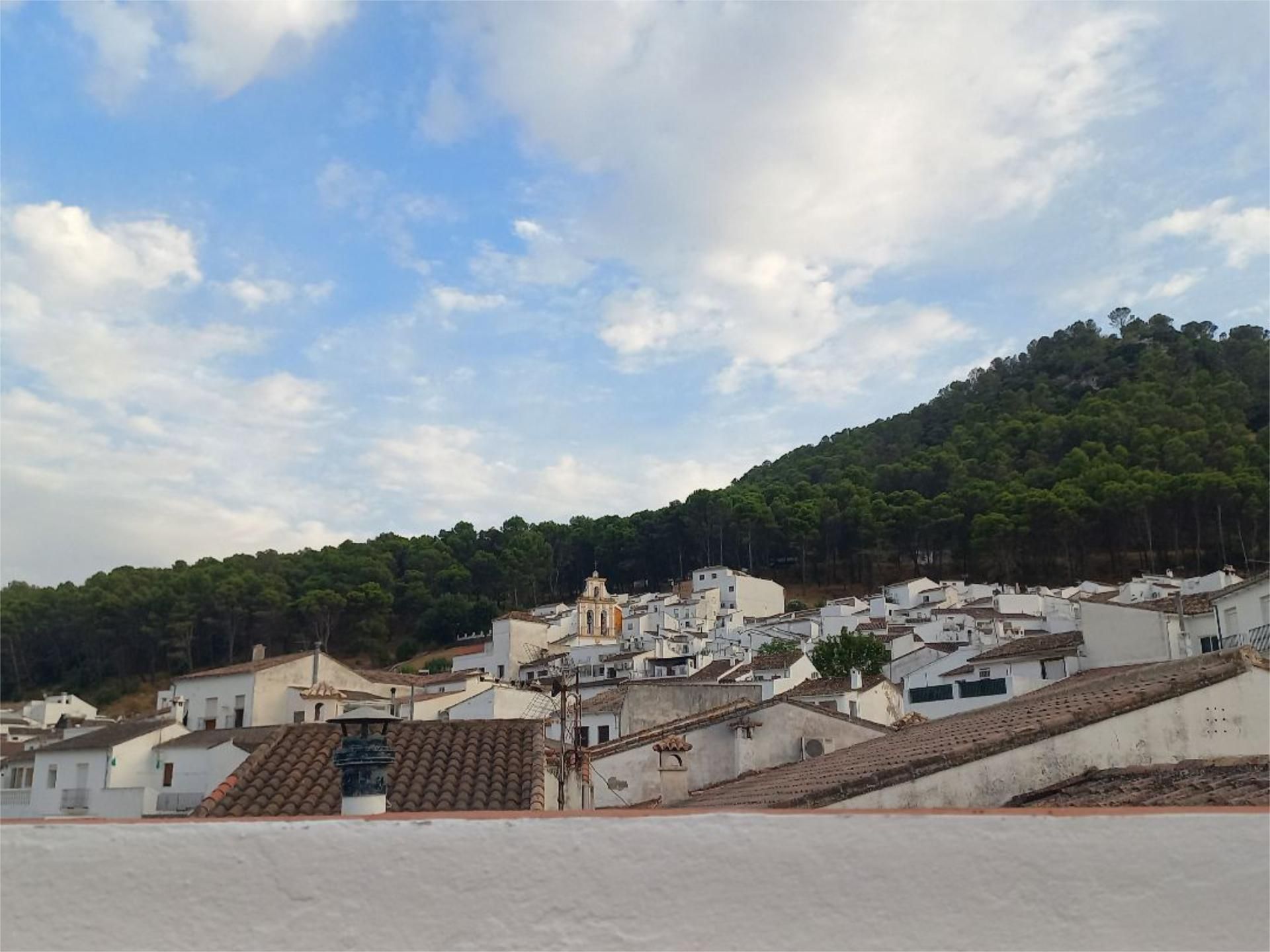 Vista exterior de Casa adosada de alquiler en El Gastor con Terraza, Amueblado y Balcón
