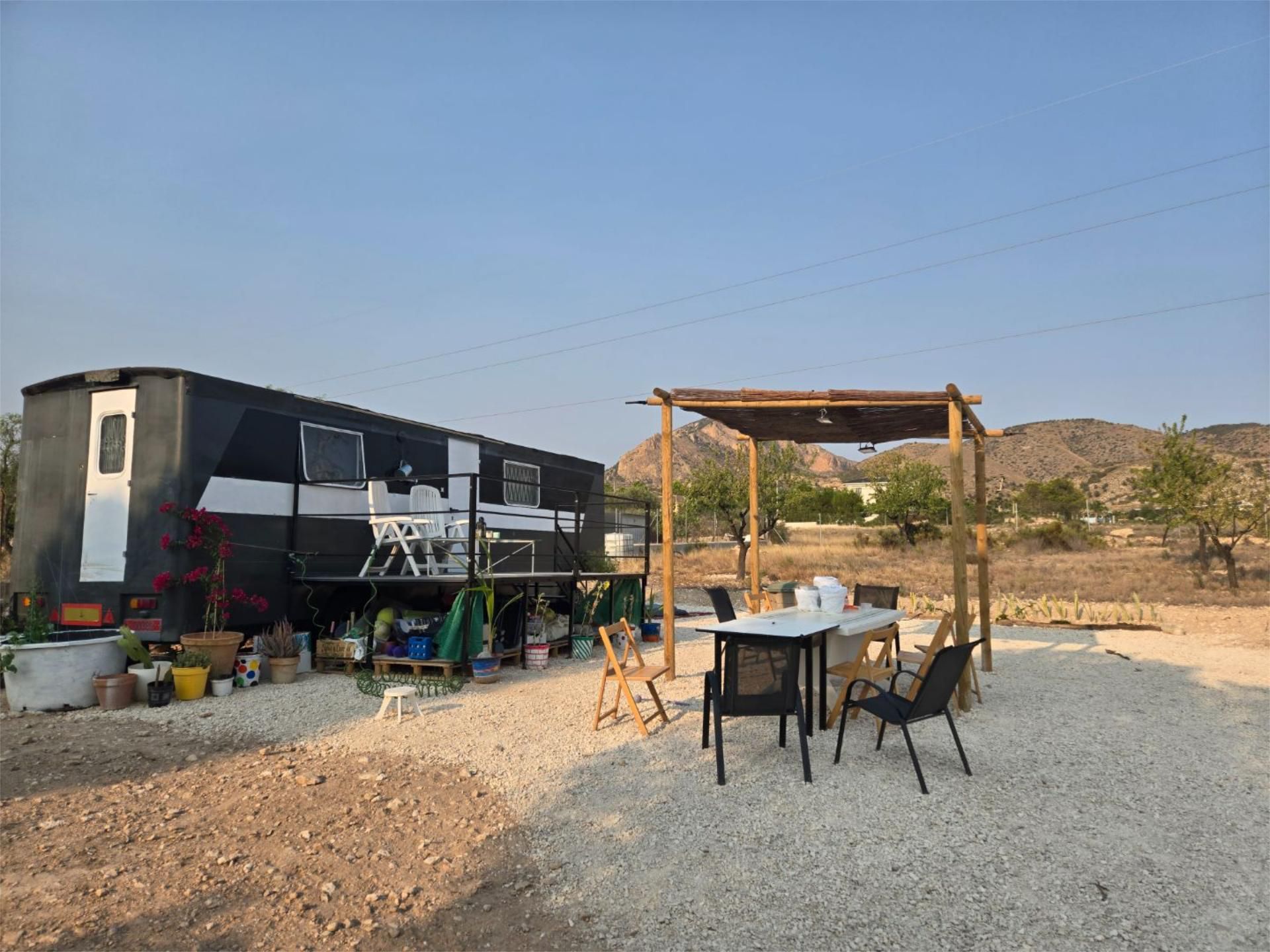 Terrace of Country house to rent in Petrer  with Air Conditioner, Private garden and Parquet flooring