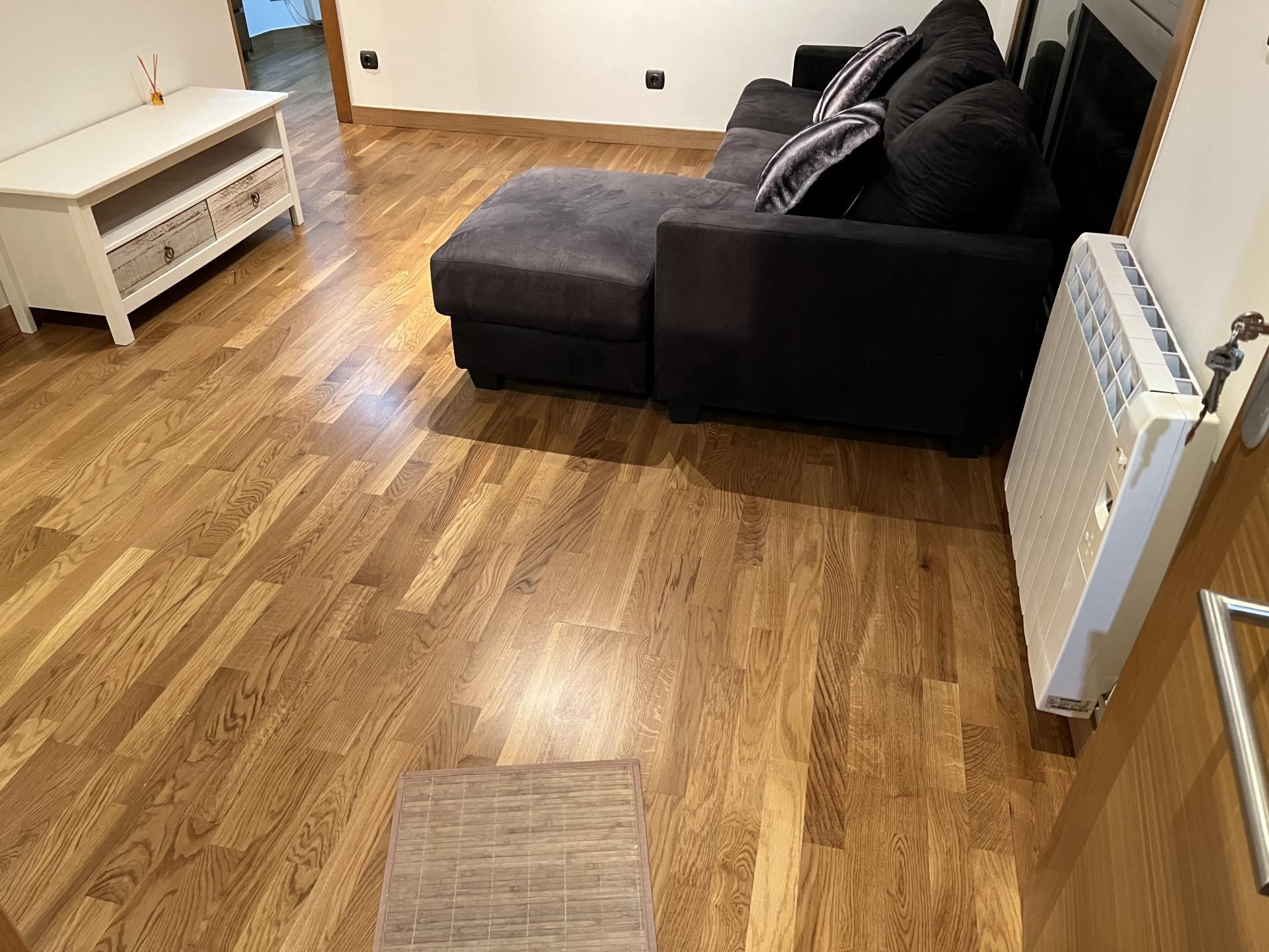 Sala d'estar de Pis de lloguer en Vigo  amb Calefacció, Terrassa i Moblat