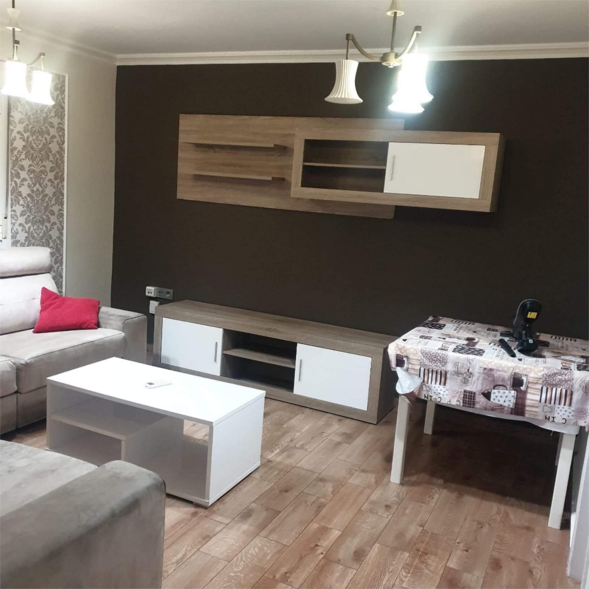 Living room of Flat to share in  Melilla Capital  with Air Conditioner and Furnished
