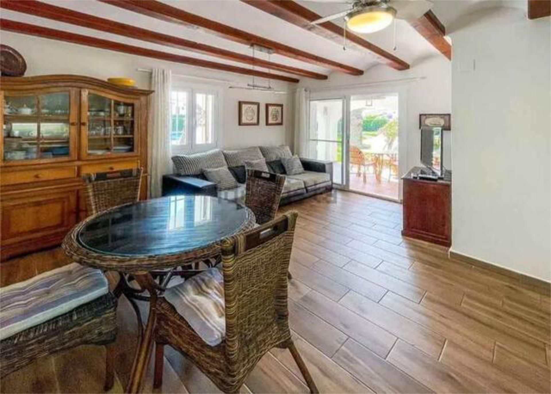 Sala de estar de Apartamento de alquiler en Dénia con Calefacción, Jardín privado y Terraza