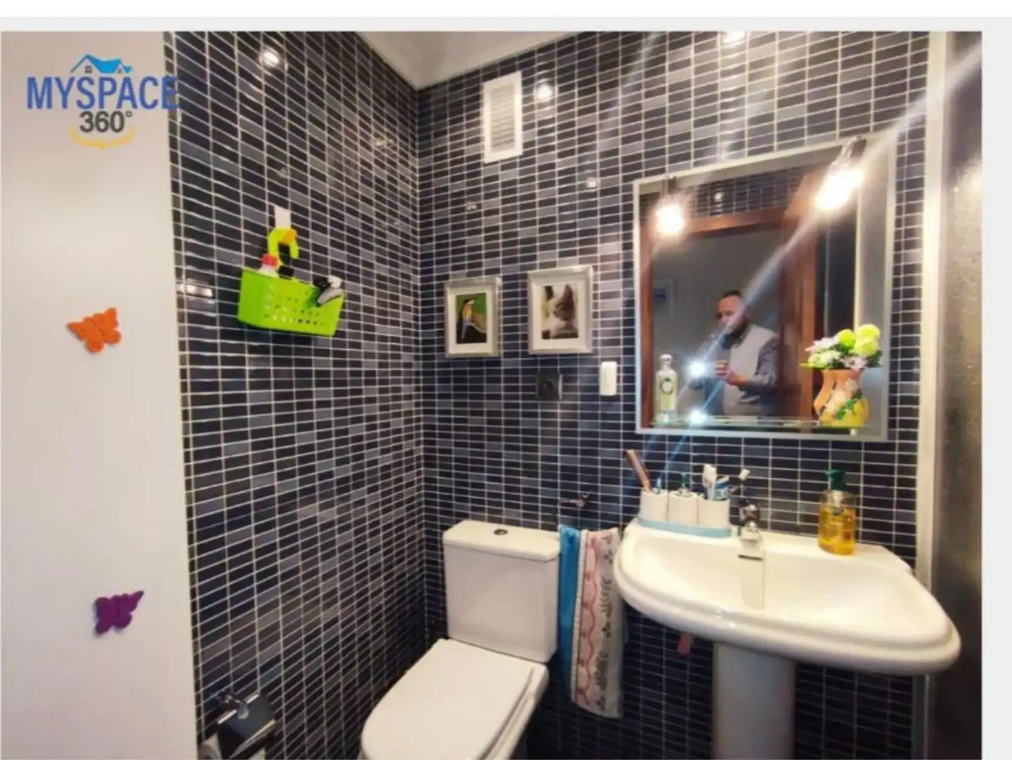 Baño de Piso de alquiler en Ávila con Calefacción, Parquet y Amueblado