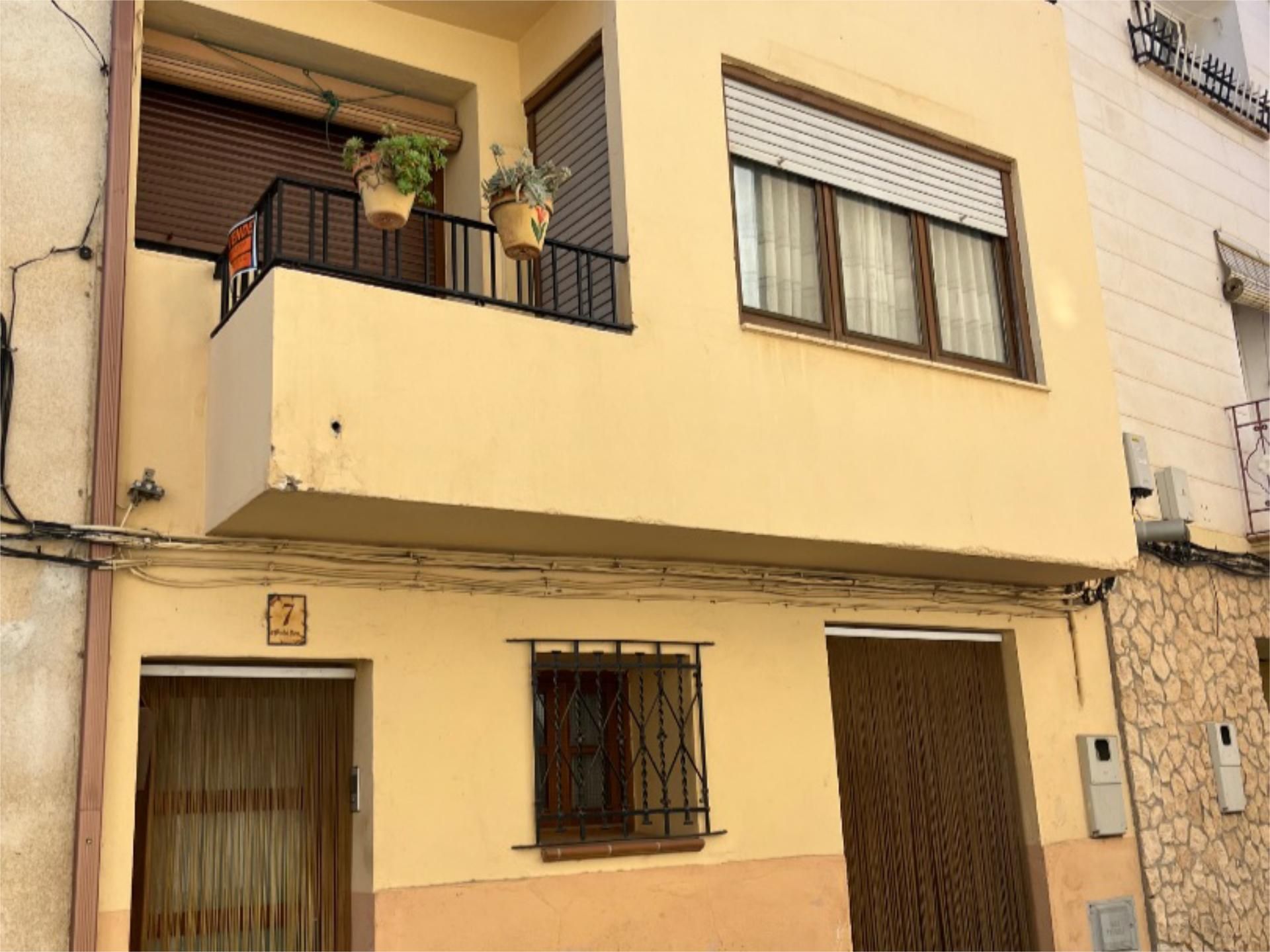 Exterior view of Single-family semi-detached for sale in Nonaspe  with Heating, Furnished and Balcony