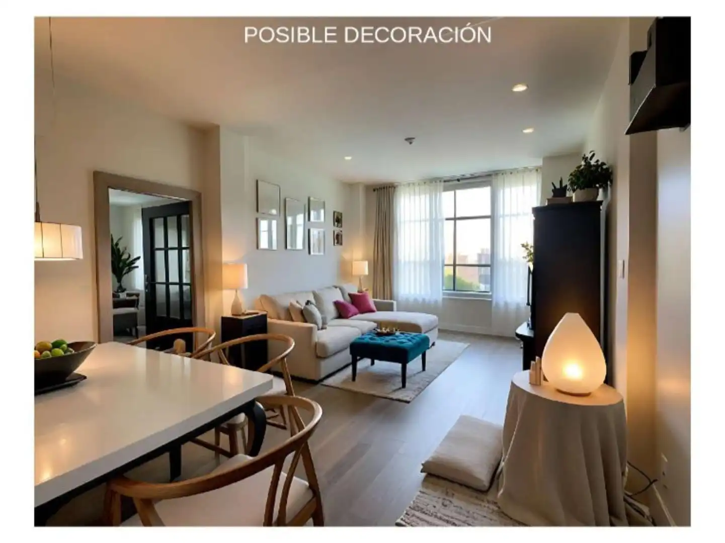 Flat for sale in Calle del Galeón, 7, Alameda de Osuna Living room of Flat for sale in Madrid with Air Conditioner, Heating and Parquet flooring