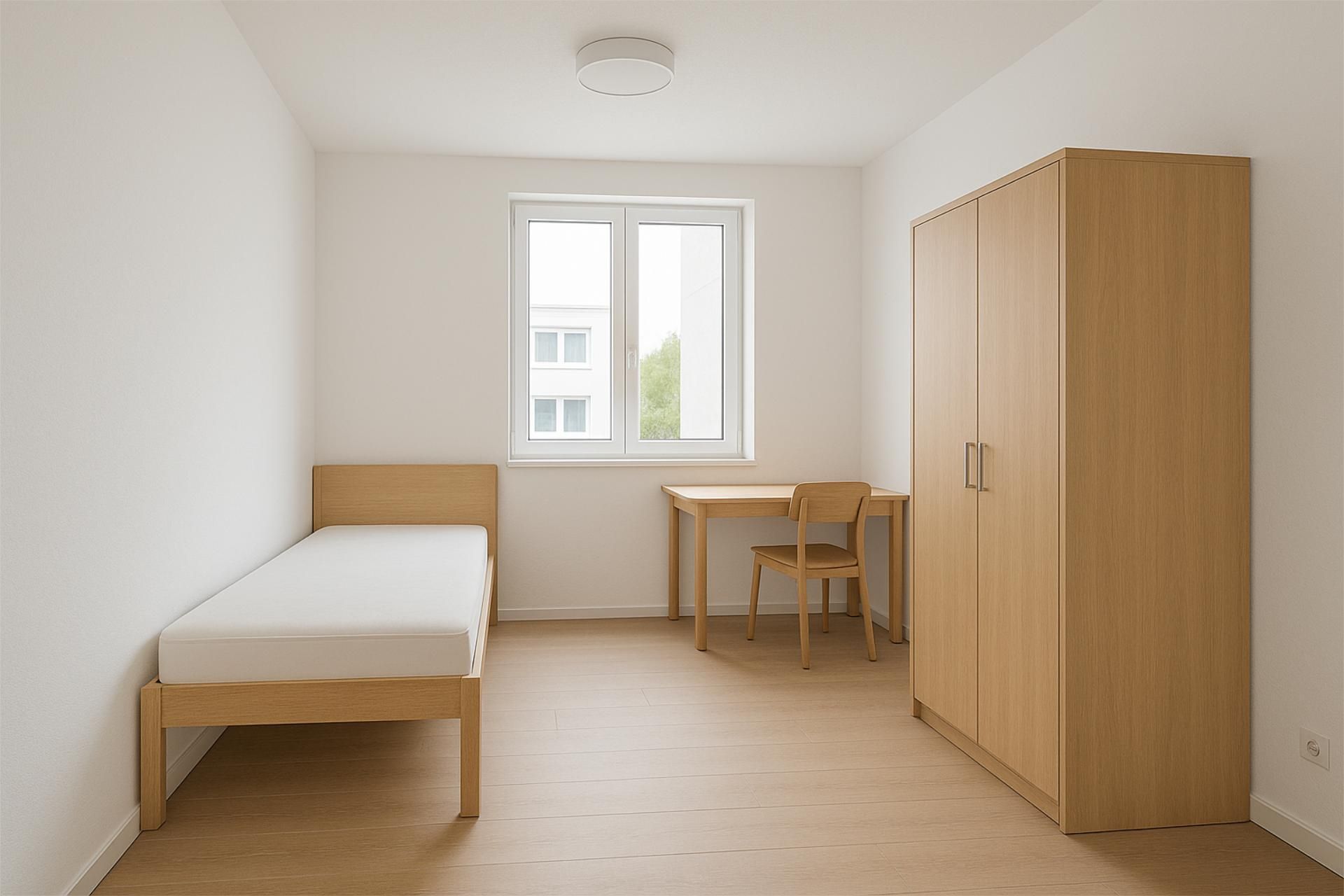 Habitación de Apartamento para compartir en Mos con Jardín privado, Parquet y Amueblado