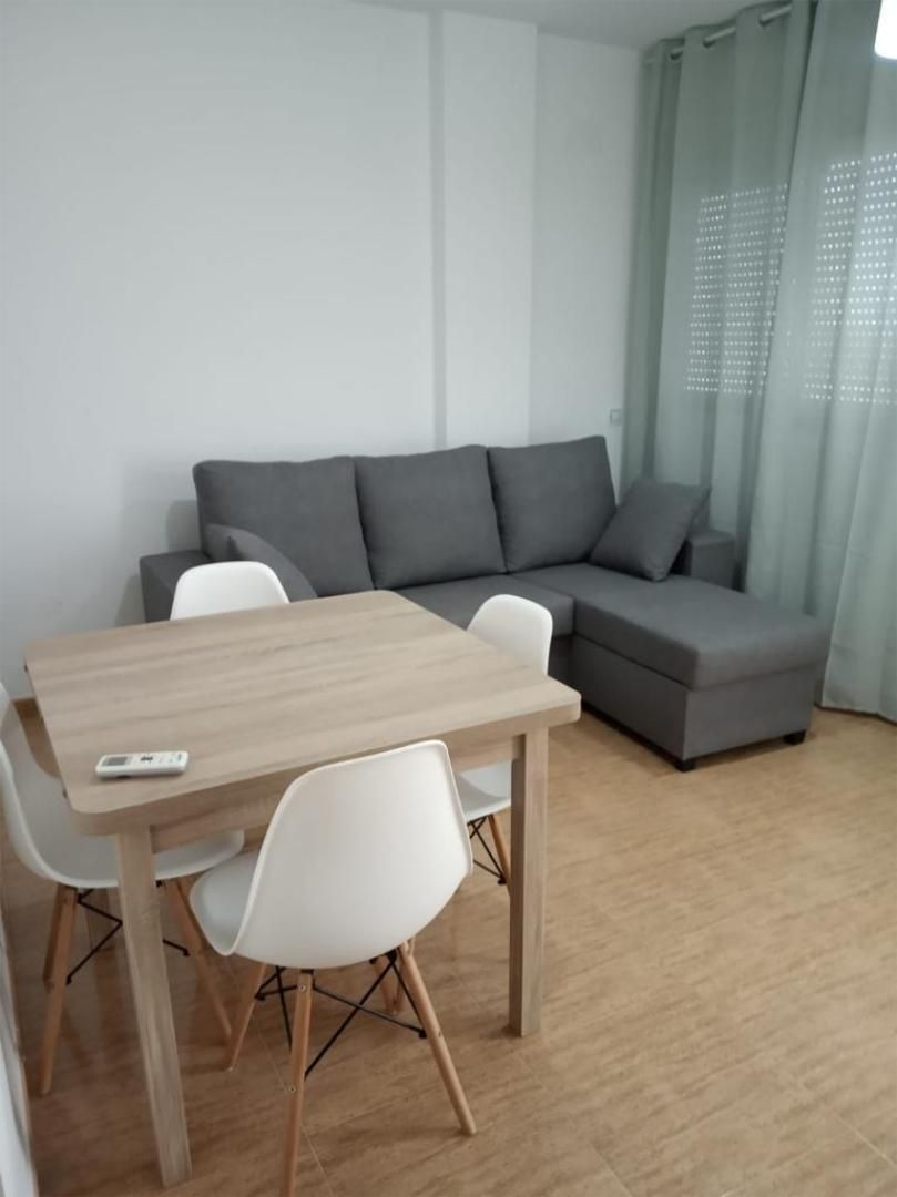 Living room of Flat to rent in Balanegra  with Air Conditioner, Terrace and Furnished