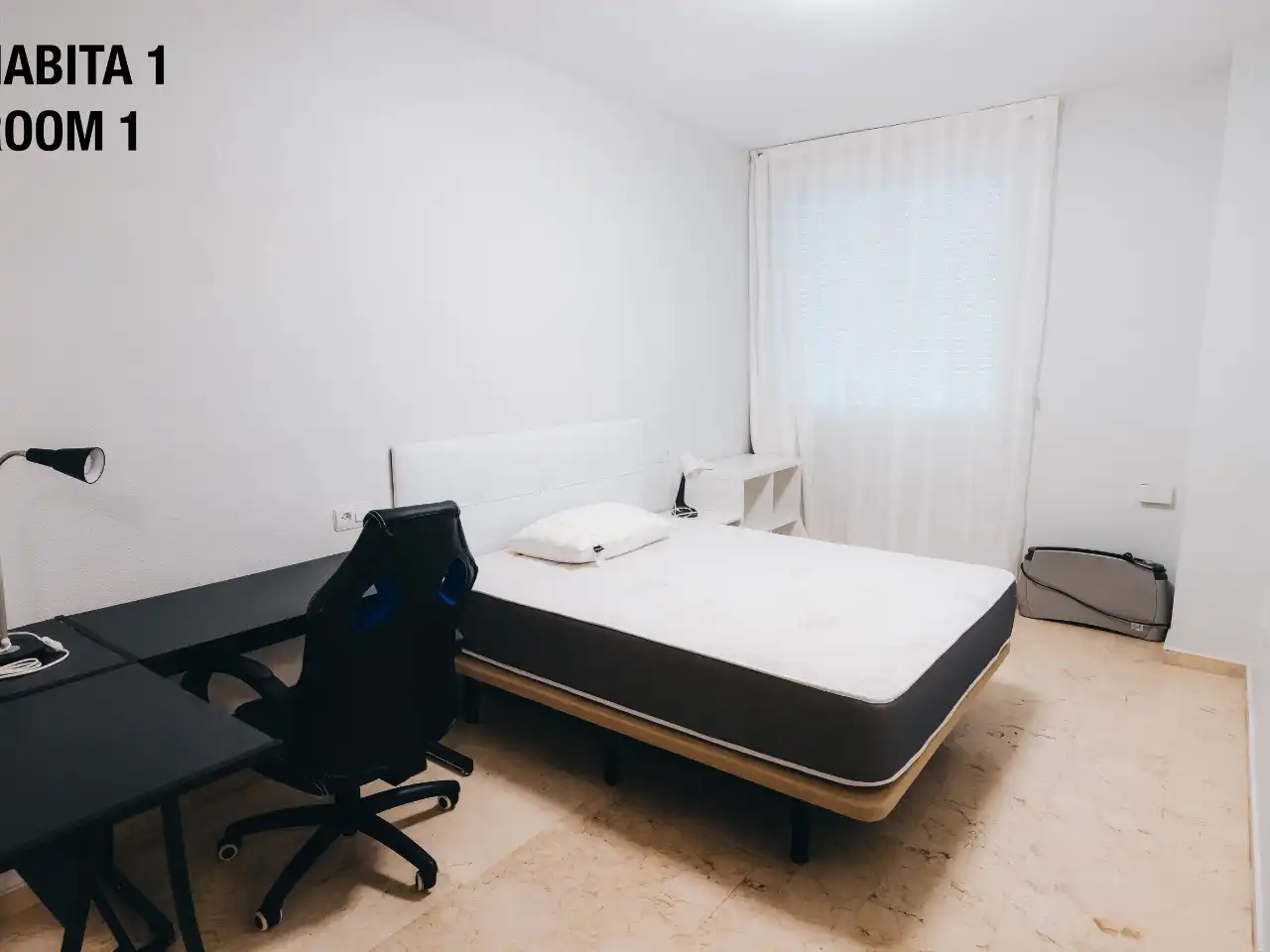 Room in Calle Ceferino, 6, San Andrés - San Antolín Bedroom of Flat for share in Murcia with Air Conditioner, Heating and Terrace