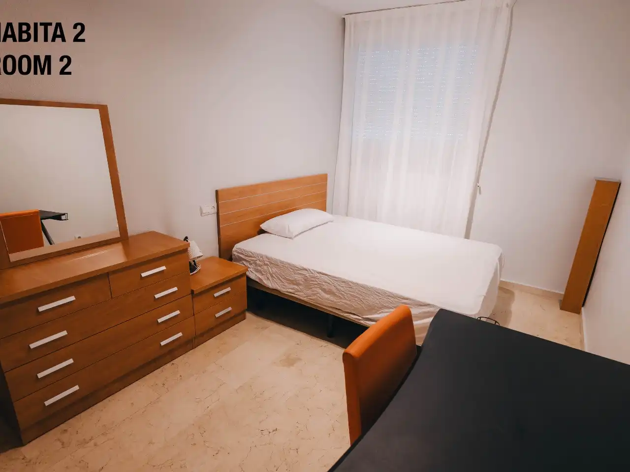 Room in Calle Ceferino, 6, San Andrés - San Antolín Bedroom of Flat for share in Murcia with Air Conditioner, Heating and Terrace