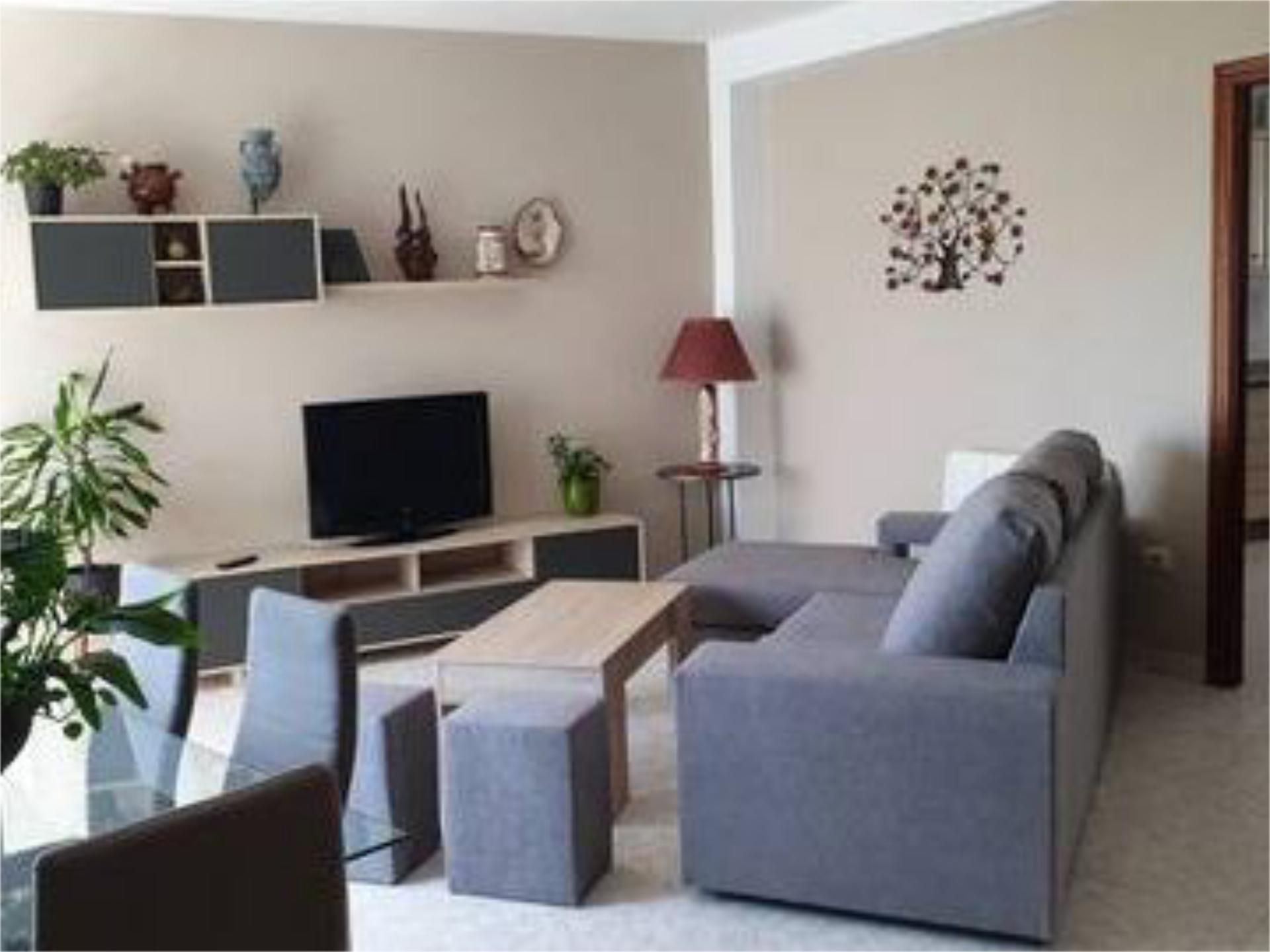 Living room of Flat to rent in Marín  with Heating and Furnished