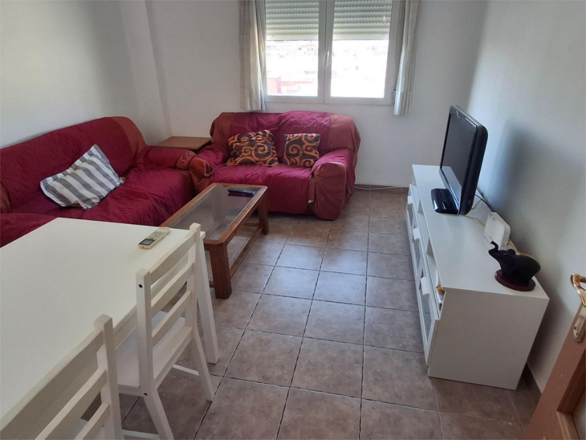 Living room of Flat to rent in  Valencia Capital  with Air Conditioner and Balcony