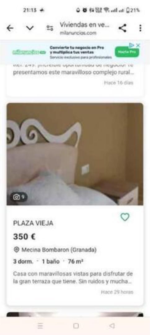 Dormitori de Casa o xalet de lloguer en Alpujarra de la Sierra