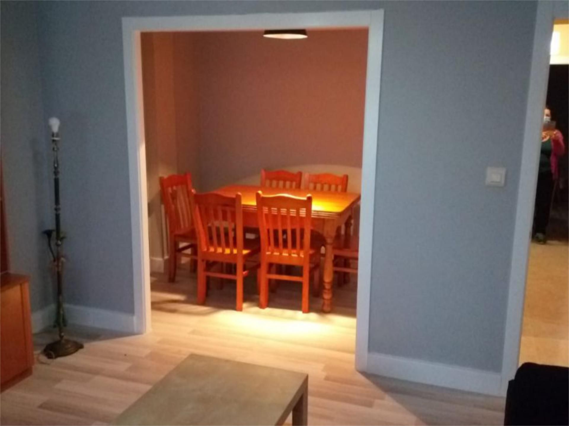 Dining room of Flat to rent in Ferrol  with Heating, Parquet flooring and Terrace
