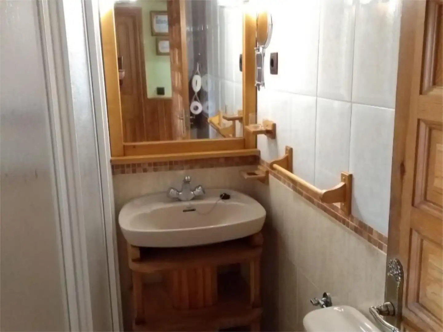 Bany de Casa o xalet de lloguer en Navarredonda de Gredos amb Calefacció, Terrassa i Moblat