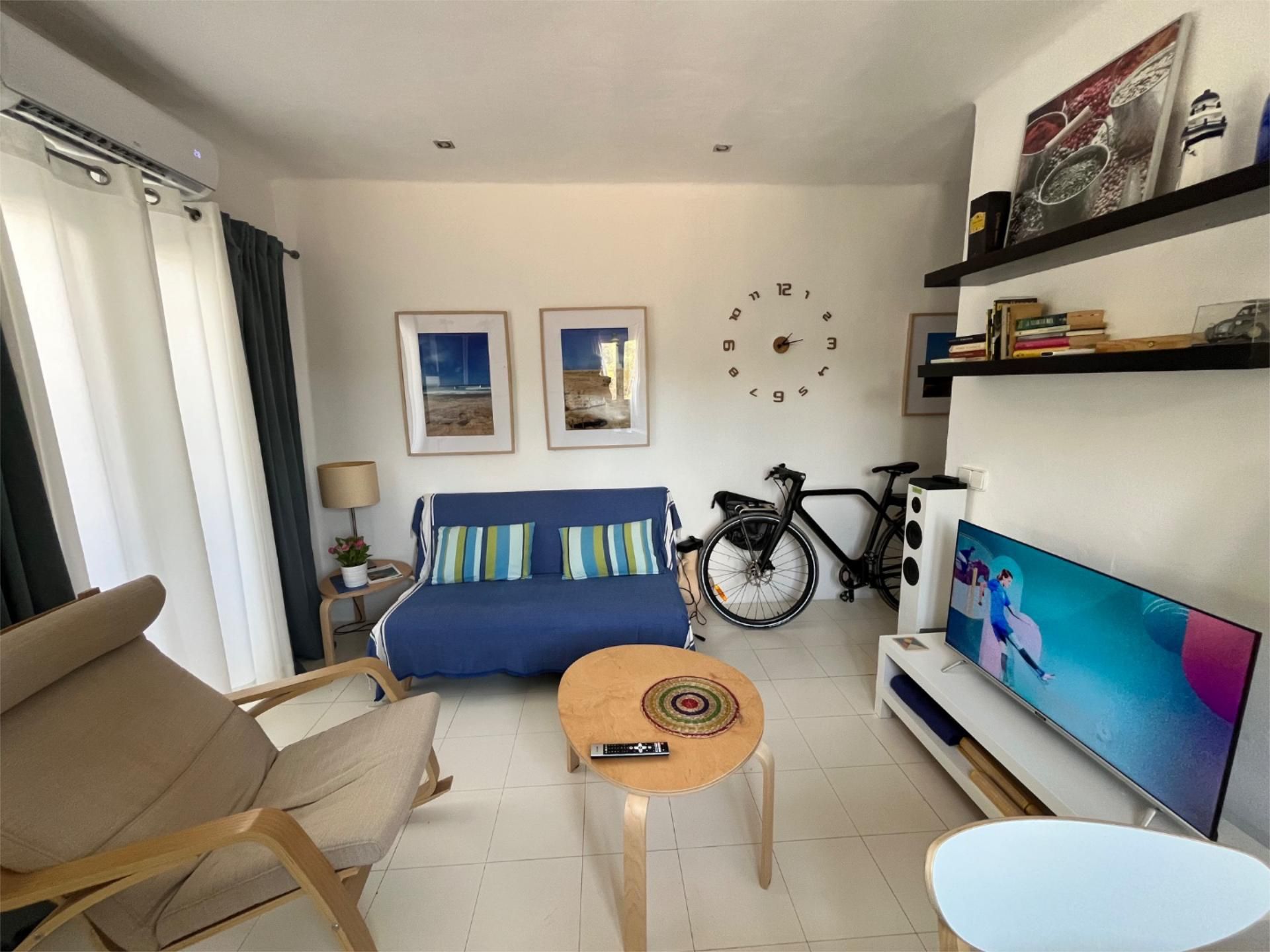 Living room of Flat to rent in Formentera  with Air Conditioner, Heating and Terrace