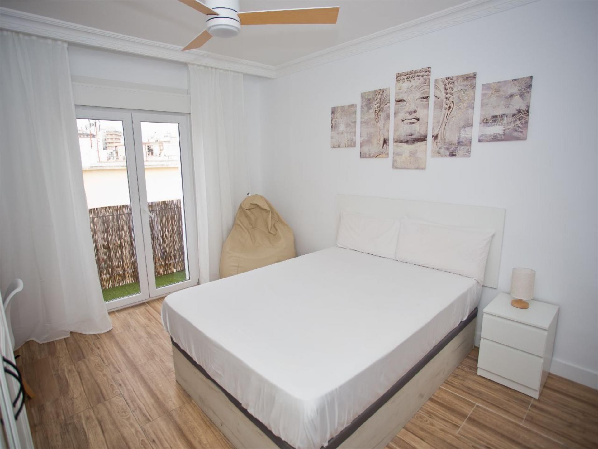 Bedroom of Flat to share in  Huelva Capital  with Furnished and Balcony